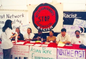  Environmental Justice Leaders Hold Press Briefing at the World Conference Against Racism in Durban, South Africa, 2001